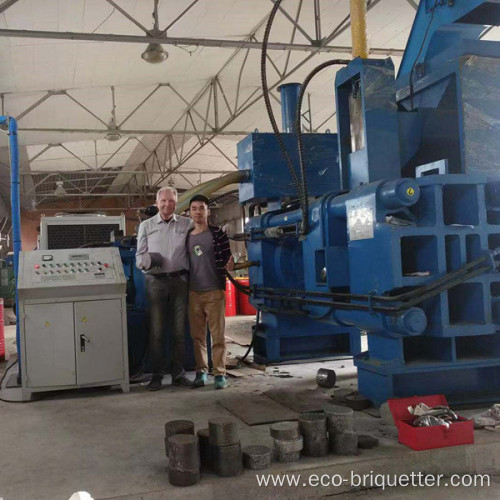 Horizontal Scrap Briquette Press Maker for Steel